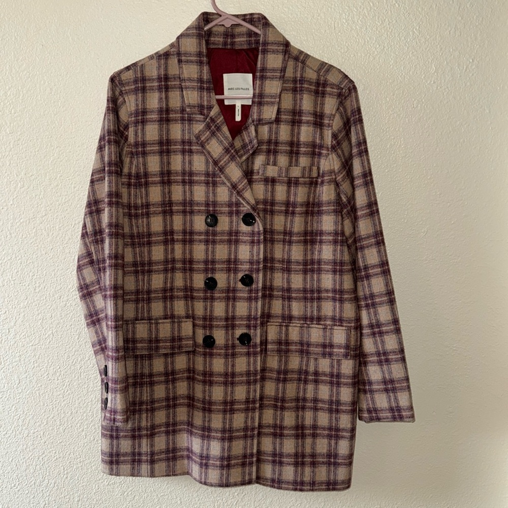 Pattern Boyfriend Blazer